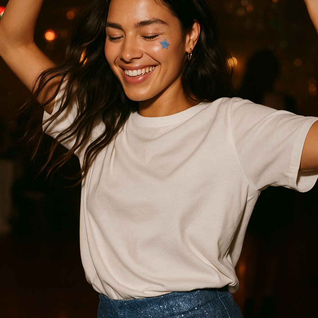 Patchs Mhoonelight - Étoiles bleues.