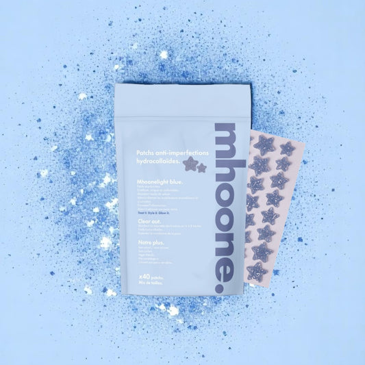 Patchs Mhoonelight - Étoiles bleues.