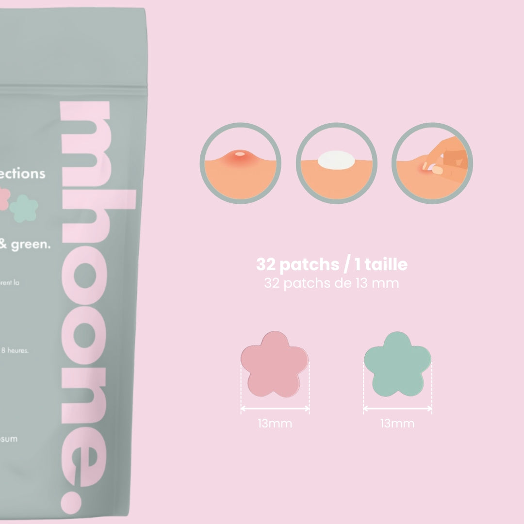 Patchs Mhoonebloom - Fleurs.