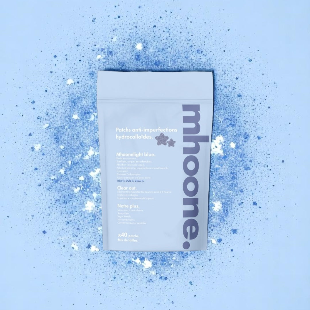 Patchs Mhoonelight - Étoiles bleues.