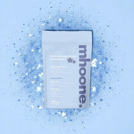 Patchs Mhoonelight - Étoiles bleues.